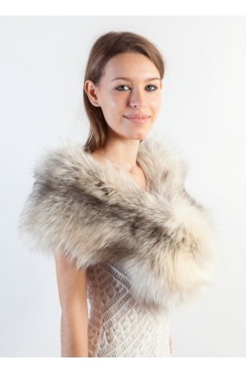 Platinum Fox Fur Stole 